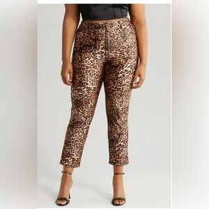 Good American shine compression leopard pants 🐆